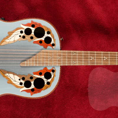 Ovation Adamas 1687GT-8 Deep Bowl Reverse Blue Burst image 2