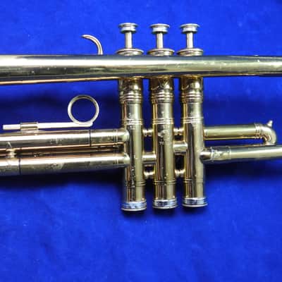 Selmer Paris Grand Prix model 20 Bb trumpet 1950 Lacquered Brass image 12