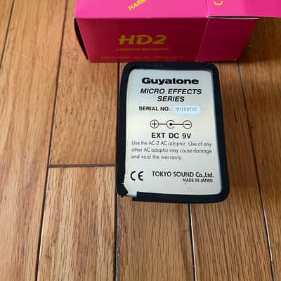 Guyatone HD-2 Harmonic Distortion mid '90s - red-orange image 9