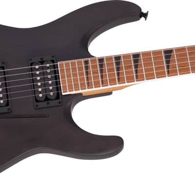 Jackson JS Series Dinky Arch Top JS24 DKAM, Caramelized Maple board, Black Stain image 5