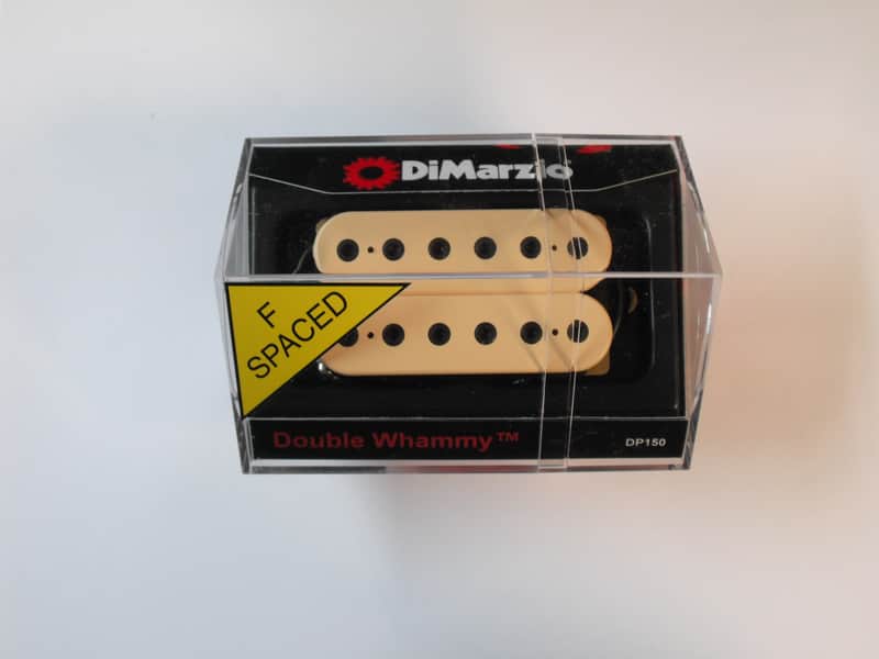 F-spaced DiMarzio Double Whammy Bridge Humbucker Creme DP 150 image 1