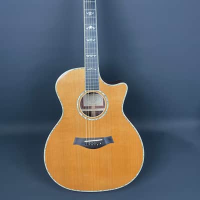 Taylor W14C 1999 Western Red Cedar / Figured Claro Walnut w/ OHSC & Fishman Pickup image 1