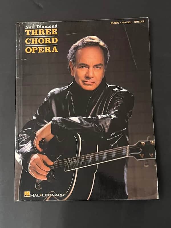 Hal Leonard Neil Diamond Three Chord Opera Piano, Vocal & Guitar Sheet Music Book
