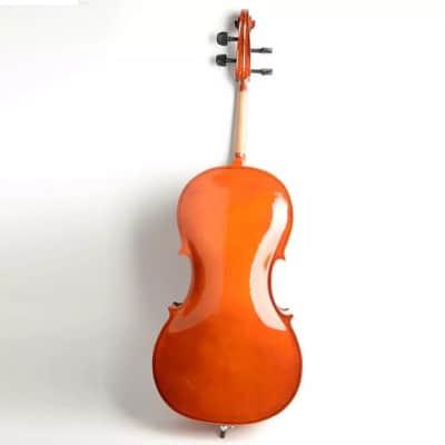 4/4 Full-Size Retro Acoustic Cello Bundle - Professional Basswood Cello with Case, Bow, Rosin & Accessories for Adults & Beginners image 7