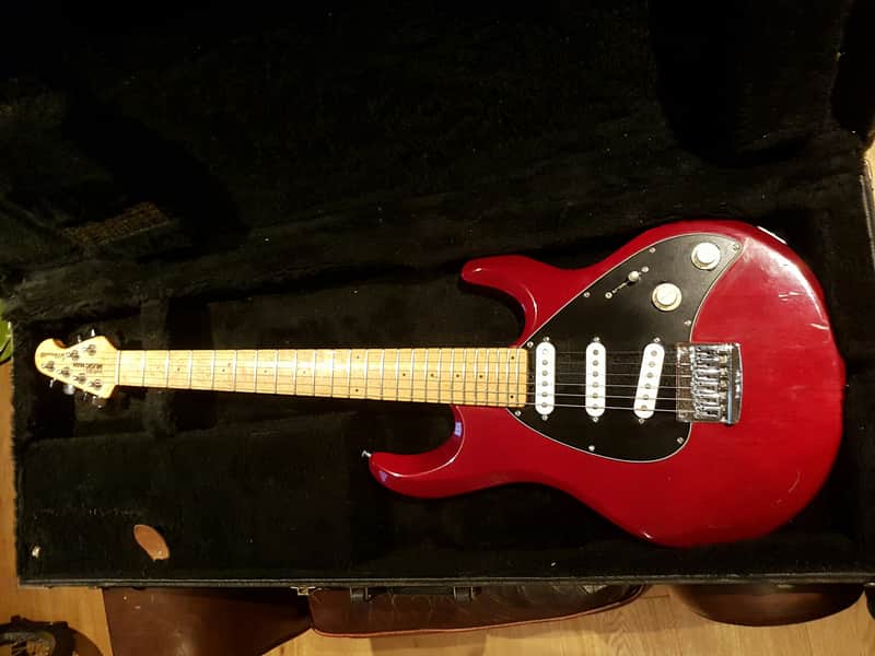 Ernie Ball Musicman Silhouette 1990 Trans Red image 1
