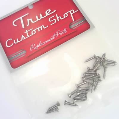True Custom Shop® 24pk Chrome Pickguard Screws for Fender Strat & Tele & Bass image 3
