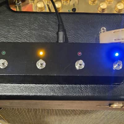 Custom Crate Footswitch for Crate BV150 BV300 BV150HB BV300HB RFX-200S VTX-200S BVFS4 4-Button Handwired with 15-Foot Cable - 5-Pin DIN image 2