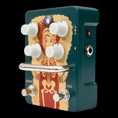Orange Fur Coat Octave Fuzz Guitar Effect Pedal image 2