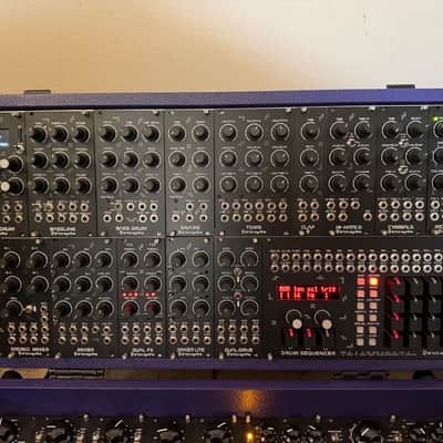 Erica Synths Techno System and Black System 3 in purpose built carry case image 9