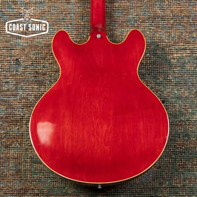 1979 Gibson ES-335 Dot neck, patent number pickups, factory stop tail w/ case image 3