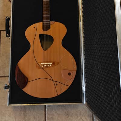 Claudio Pagelli “Wall Paper” One-of-a-Kind Prototype Acoustic Guitar 2002 – Brazilian Rosewood / Swiss Moonspruce image 16
