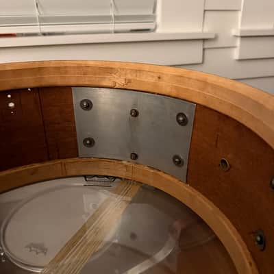 WFL / Ludwig 6.5x14 (8-Lug) Auditorium Snare Drum - Mahogany Lacquer image 10