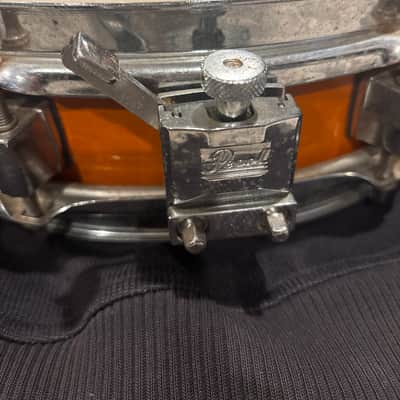 Pearl 13x3 Maple Piccolo Snare Mid 90s - Vintage Butter scotch image 3