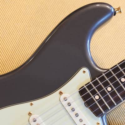 Minty! 2019 Fender Custom Shop '57 LTD Roasted Stratocaster Electric Guitar Aged Pewter NOS + COA OHSC image 3