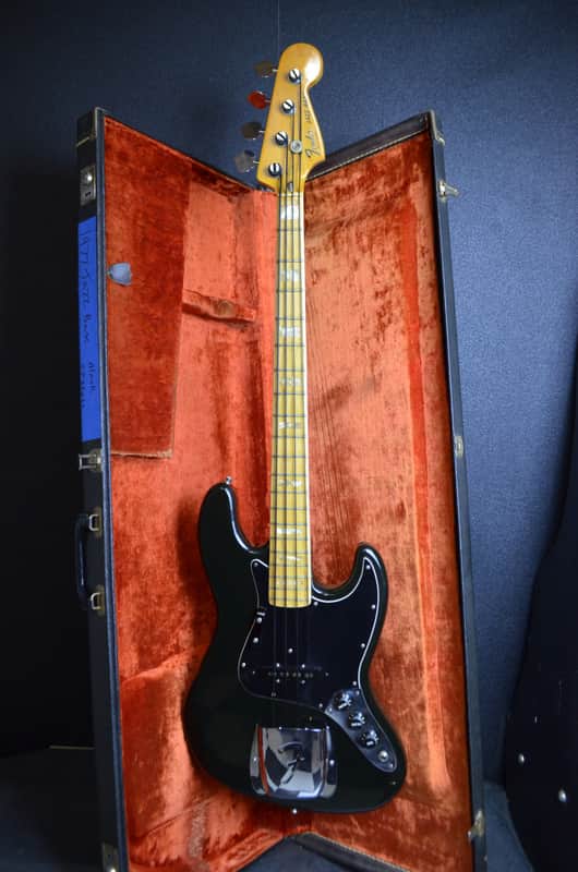 Fender Jazz Bass 1977 Black image 1