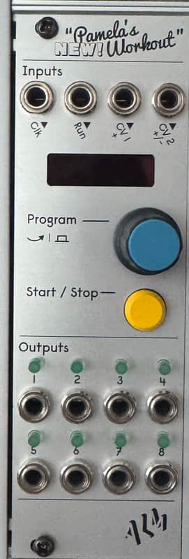 ALM/Busy Circuits ALM017 Pamela's NEW Workout Master Clock & Modulator Eurorack Synth Module 2017 - Present - Silver image 1