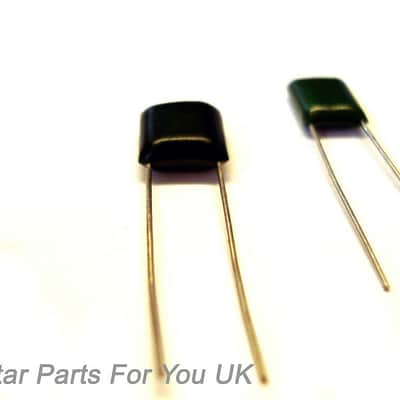 Green Meanie 2 Pack Electric Guitar Tone Capacitors Electric Guitar Tone Upgrade image 2