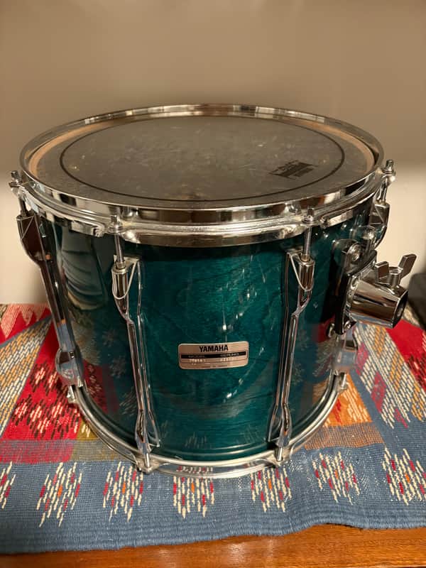 Yamaha Recording Custom 14x12" Tom - Deep Aqua - Near Mint image 1