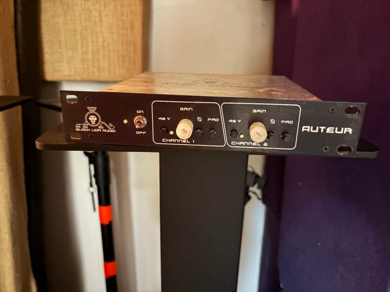 Black Lion Audio Auteur MKI 2-Channel Mic Preamp 2010s - Black image 1