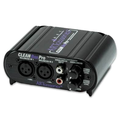 ART CLEANBox Pro Stereo Level Converter Clean-Box Balanced Unbalanced Conversion image 7