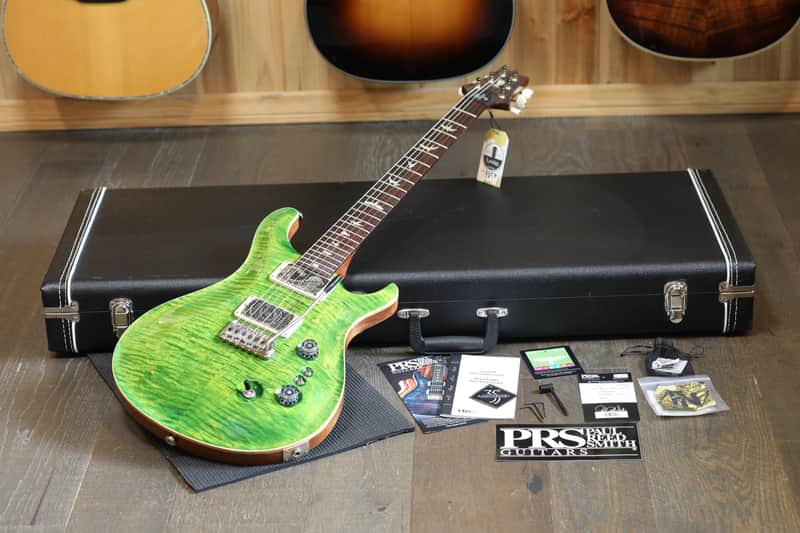 Minty! 2020 PRS 35th Anniversary Custom 24 Electric Guitar Green + OHSC image 1