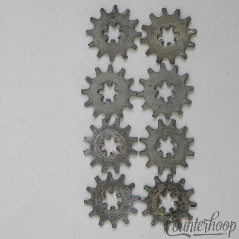*Rogers 8x Star Washers for Beavertail Snare/Tom/Bass Drum Lugs Vintage 60s-70s* image 1