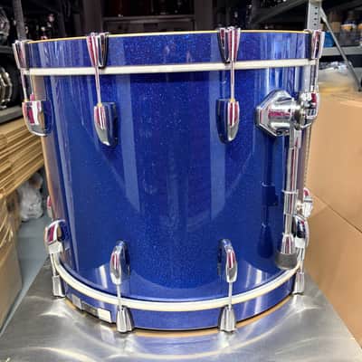 Pearl Masters birch BLX Bassdrum - #Navy sparkle blue image 9