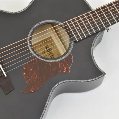 Schecter Orleans Stage-7 String Acoustic Guitar in See Thru Black Satin image 9