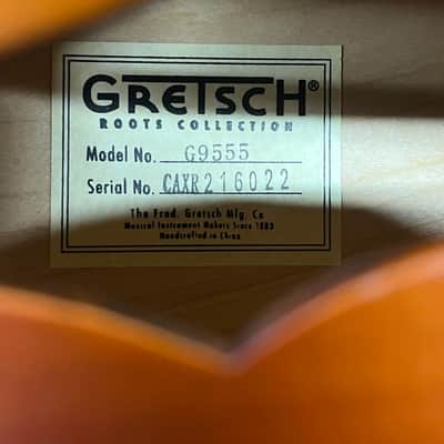 Gretsch G9555 New Yorker Archtop Hollow Body Electric Guitar image 21