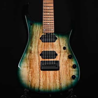 Ernie Ball Music Man JP15 Emerald Glow w/ Roasted Figured Maple Neck *Miami Guitar Exclusive* 2024 (H07648) image 1