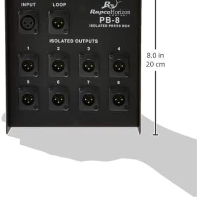 Rapco Horizon PB-8 1-Inout/8-Output Press Box image 2