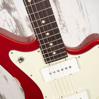 Suhr Classic JM Antique Limited Edition - Candy Apple Red w/ Mastery Vibrato image 14