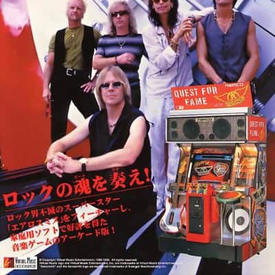 Steven Tyler's "Aerosmith Quest For Fame" Arcade Game. Signed! Authenticated! image 4