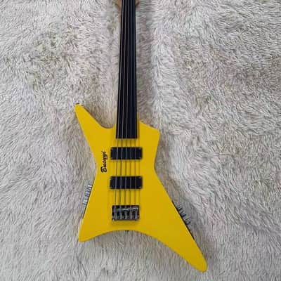 7 String Guitar/ 5 String Fretless Bass Busuyi Double- Sided Guitar image 2