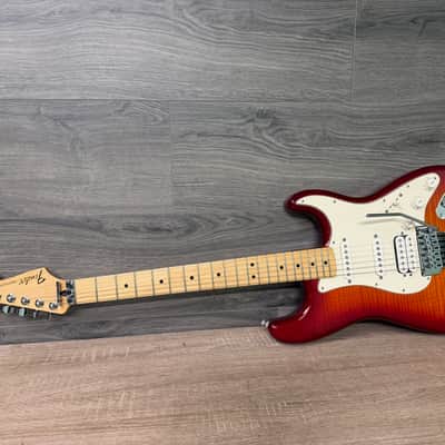 Fender Standard Stratocaster HSS Plus Top w/ Floyd Rose Cherry Guitar #2954 image 10