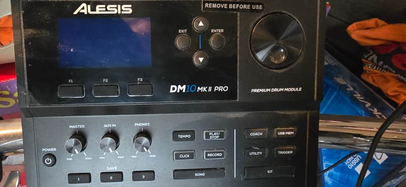 Alesis DM10 MkII Pro Kit Electronic Drum Set 2010s - Black image 1