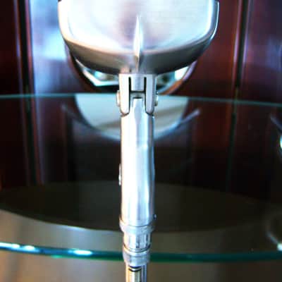 Vintage 1940's Shure 51 dynamic omni-directional microphone w cable and Bogen stand 55 55S 55SW Jerry Lee Lewis image 7