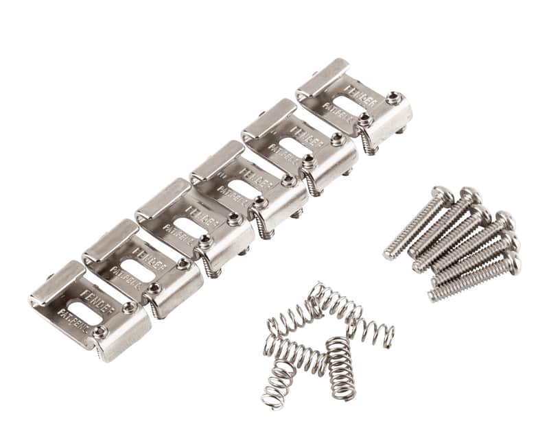 Fender Stratocaster Bridge Saddles in Nickel image 1