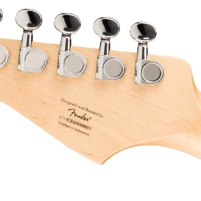 Squier Mini Stratocaster Electric Guitar, Maple Fingerboard, California Blue image 5