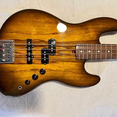 Warmoth Jazz Bass 2013 Tobacco burst image 2