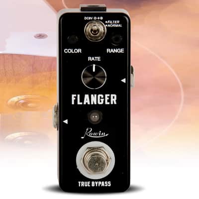 Rowin LEF-312 Vintage Analog Flanger with Static Filtering Guitar Effect Pedal True Bypass image 1