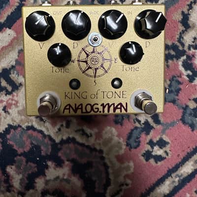 Analogman King of Tone V4 with Four Jack and Toggle Options | Reverb