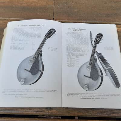 Vintage 1914 Gibson Full-Line Catalog "I"! Extremely Rare, Original Case Candy, Paperwork! Guitar, Mandolin, Harp Guitar! image 9