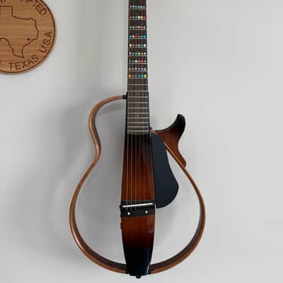 Yamaha SLG200S Silent Guitar 2010s - Tobacco Sunburst image 1