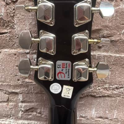 Epiphone Special Les Paul Shape Model II W/ Headstock Repair SN: 1104101005- Black image 13