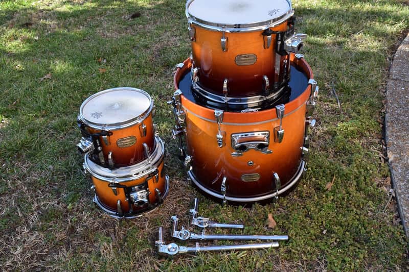 Pearl Session Custom 4 piece all maple drum set kit Excellent! image 1