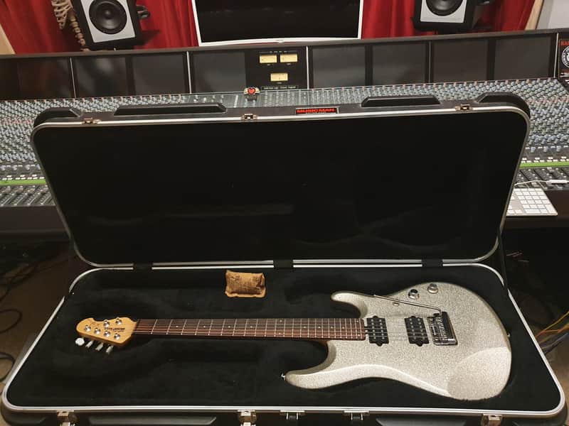 Music Man USA John Petrucci JP6 RARE Silver Sparkle Dream Theater G3 Signature Birdseye Neck Guitar image 1