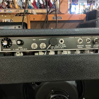 Fender Deluxe Reverb Tube Guitar Combo Amplifier - modified - Silverface - Local Pickup Only image 5