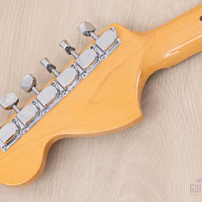 2001 Fender Yngwie Malmsteen Stratocaster ST71-140YM Yellow White, Near-Mint w/ Tweed Case & Hangtag, Japan image 5