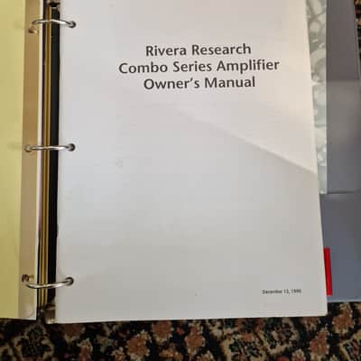 Rivera Manual and Broschure and Schematic Folder image 8